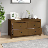 Side Cabinet Solid Wood Pine