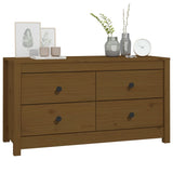 Side Cabinet Solid Wood Pine