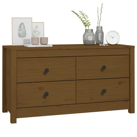 Side Cabinet Solid Wood Pine