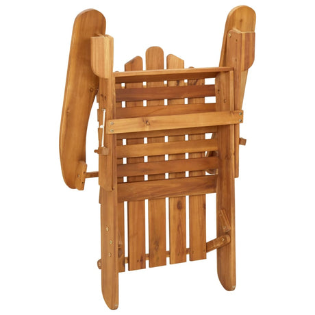 Garden Adirondack Chairs 2 Pcs Solid Wood Acacia