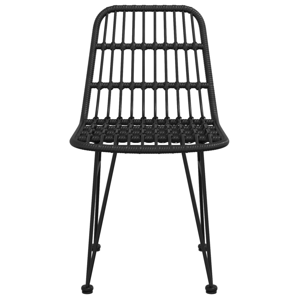 Garden Chairs 2 Pcs 48X62X84 Cm Pe Rattan