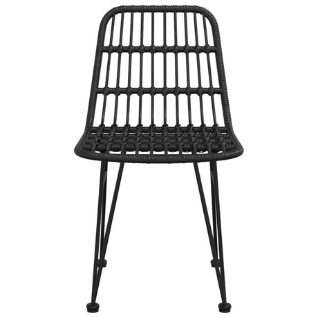 Garden Chairs 2 Pcs 48X62X84 Cm Pe Rattan