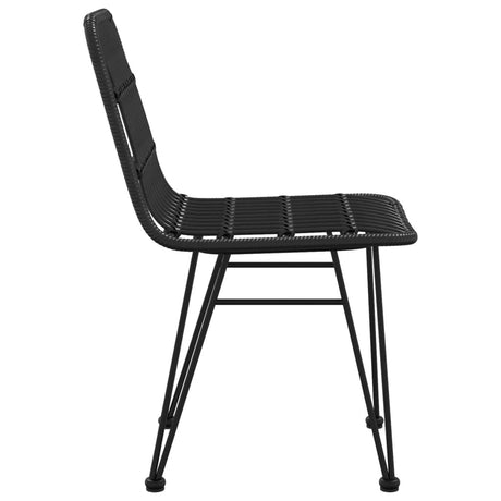 Garden Chairs 2 Pcs 48X62X84 Cm Pe Rattan