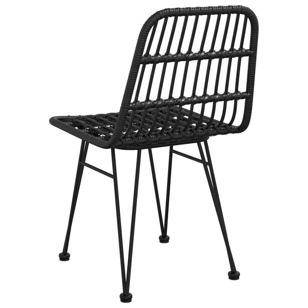Garden Chairs 2 Pcs 48X62X84 Cm Pe Rattan