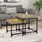 Side Tables 2 Pcs Engineered Wood