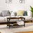 Coffee Table 80X50X45 Cm Engineered Wood And Iron