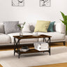 Coffee Table 80X50X45 Cm Engineered Wood And Iron