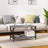 Coffee Table 80X50X45 Cm Engineered Wood And Iron