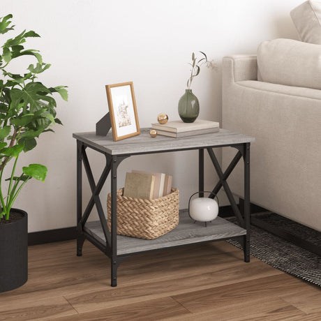 Side Table 55X38X45 Cm Engineered Wood