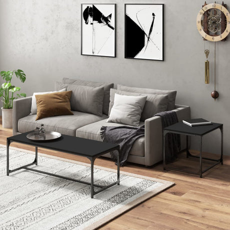 Coffee Tables 2 Pcs Engineered Wood