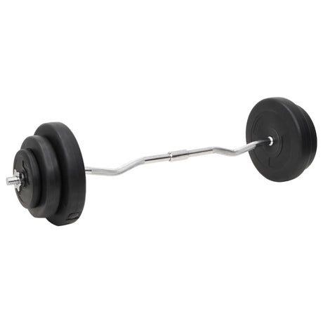 Barbell And Dumbbell With Plates