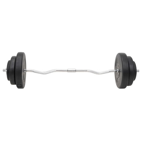 Barbell And Dumbbell With Plates