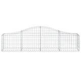 Arched Gabion Baskets 20 pcs 200x30x40/60 cm Galvanised Iron