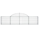 Arched Gabion Baskets 20 pcs 200x30x40/60 cm Galvanised Iron