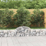 Arched Gabion Baskets 20 pcs 200x30x40/60 cm Galvanised Iron