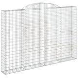 Arched Gabion Baskets 5 pcs 300x30x200/220 cm Galvanised Iron