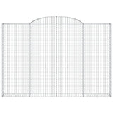 Arched Gabion Baskets 5 pcs 300x30x200/220 cm Galvanised Iron