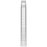 Arched Gabion Baskets 3 pcs 300x30x220/240 cm Galvanised Iron