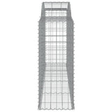 Arched Gabion Baskets 5 pcs 300x50x120/140 cm Galvanised Iron