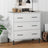 Sideboard With 3 Drawers 77X40X79.5 Cm Solid Wood Oslo