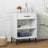 Console Cabinet With Metal Legs Solid Wood Pine Oslo