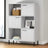 Bookcase With Metal Legs 90X35X128.5 Cm Solid Wood Oslo