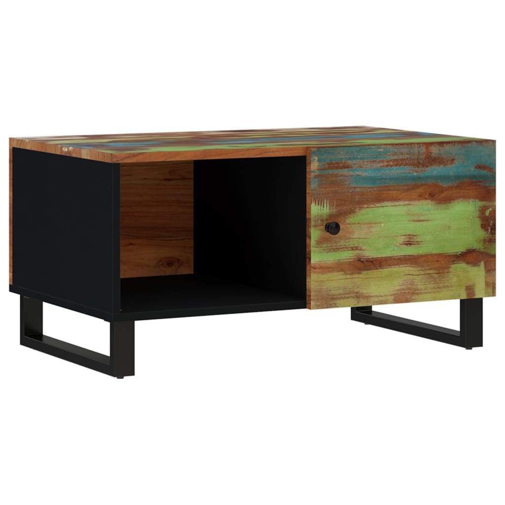 Coffee Table 80X50X40 Cm Solid Wood Reclaimed&Engineered Wood