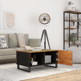Coffee Table 80X50X40 Cm Solid Wood Reclaimed&Engineered Wood