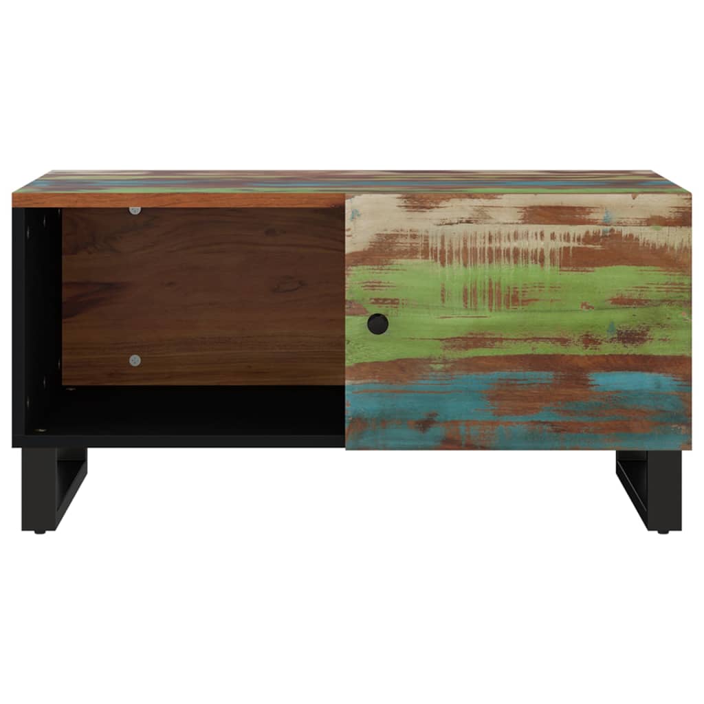 Coffee Table 80X50X40 Cm Solid Wood Reclaimed&Engineered Wood