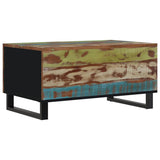 Coffee Table 80X50X40 Cm Solid Wood Reclaimed&Engineered Wood