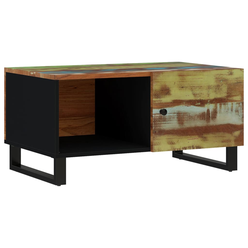 Coffee Table 80X50X40 Cm Solid Wood Reclaimed&Engineered Wood