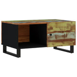 Coffee Table 80X50X40 Cm Solid Wood Reclaimed&Engineered Wood
