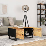 Coffee Table 80X50X40 Cm Solid Wood Mango&Engineered Wood