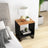 Coffee Table 40X31X46 Cm Solid Wood Mango&Engineered Wood