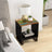 Coffee Table 40X31X46 Cm Solid Wood Mango&Engineered Wood