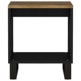 Coffee Table 40X31X46 Cm Solid Wood Mango&Engineered Wood