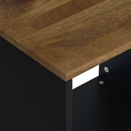 Coffee Table 40X31X46 Cm Solid Wood Mango&Engineered Wood