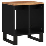 Side Table 40X31X46 Cm Solid Wood Acacia&Engineered Wood