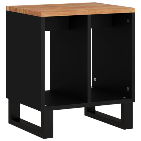 Side Table 40X31X46 Cm Solid Wood Acacia&Engineered Wood