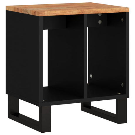 Side Table 40X31X46 Cm Solid Wood Acacia&Engineered Wood