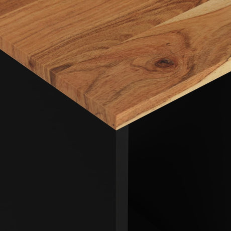 Side Table 40X31X46 Cm Solid Wood Acacia&Engineered Wood