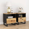Bedside Cabinet Solid Wood Mango&Engineered Wood