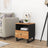 Bedside Cabinet Solid Wood Mango&Engineered Wood