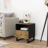 Bedside Cabinet Solid Wood Mango&Engineered Wood