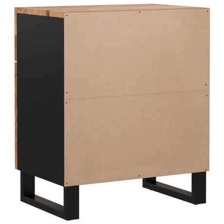 Bedside Cabinet 50X33X60 Cm Solid Wood Acacia&Engineered Wood