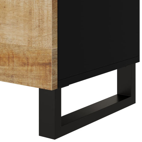 Bedside Cabinet 50X33X62 Cm Solid Wood Mango&Engineered Wood