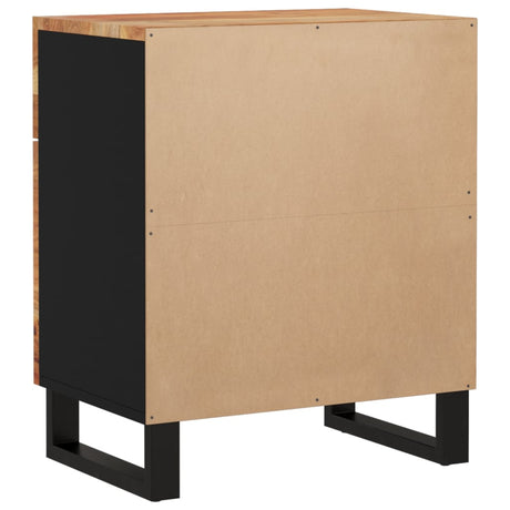 Bedside Cabinet 50X33X60 Cm Solid Wood Acacia&Engineered Wood