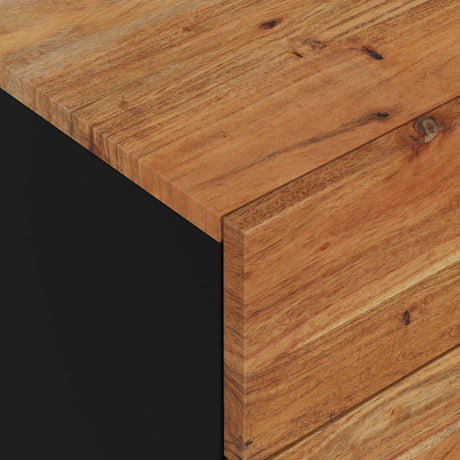 Bedside Cabinet 50X33X60 Cm Solid Wood Acacia&Engineered Wood