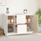 Sideboard 111X34X75 Cm Solid Wood Pine