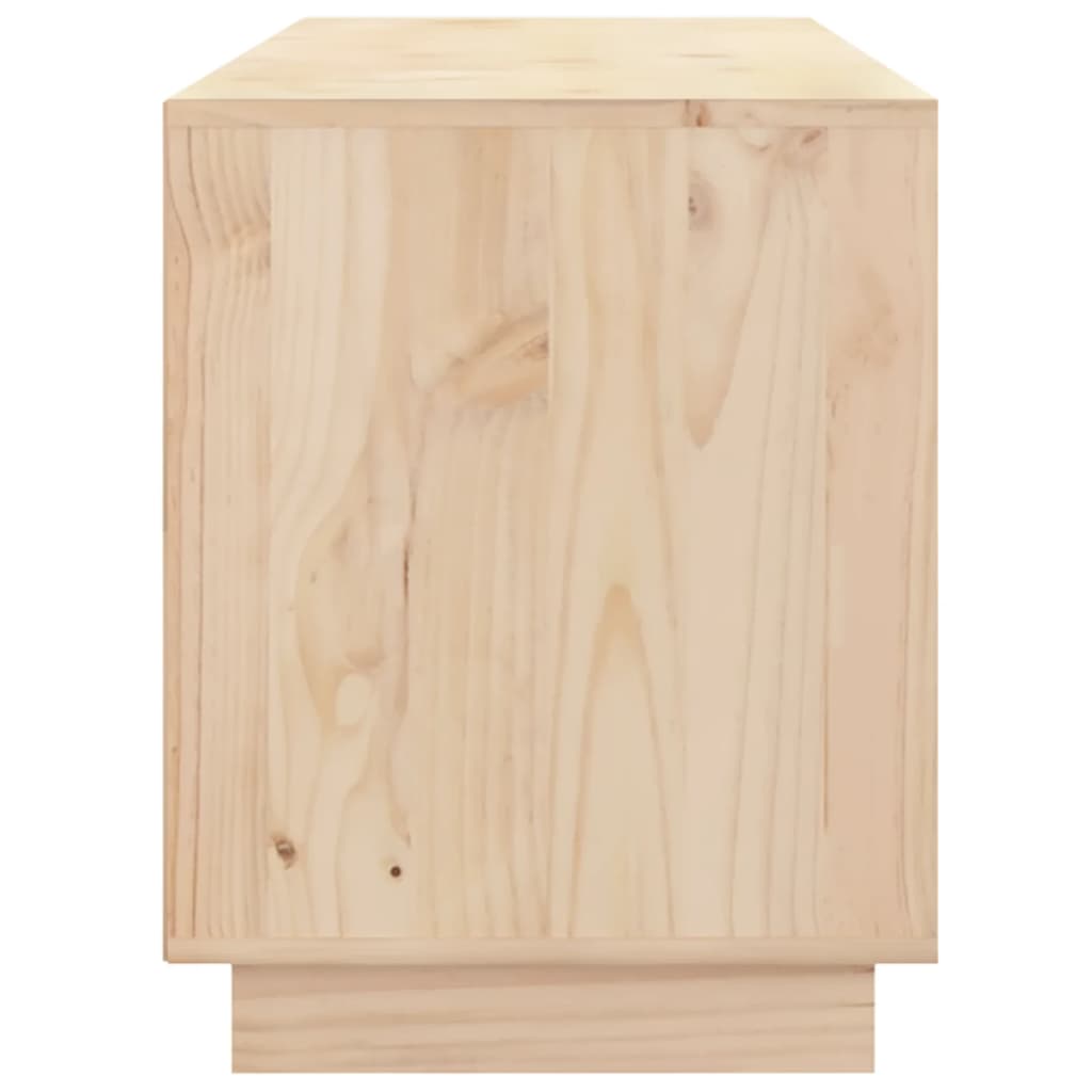 Tv Cabinet 176X37X47.5 Cm Solid Wood Pine